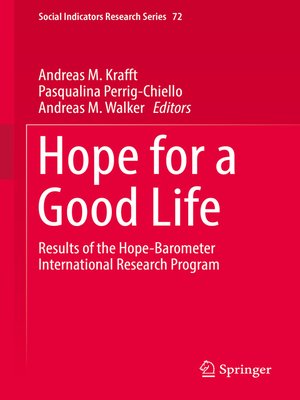 cover image of Hope for a Good Life